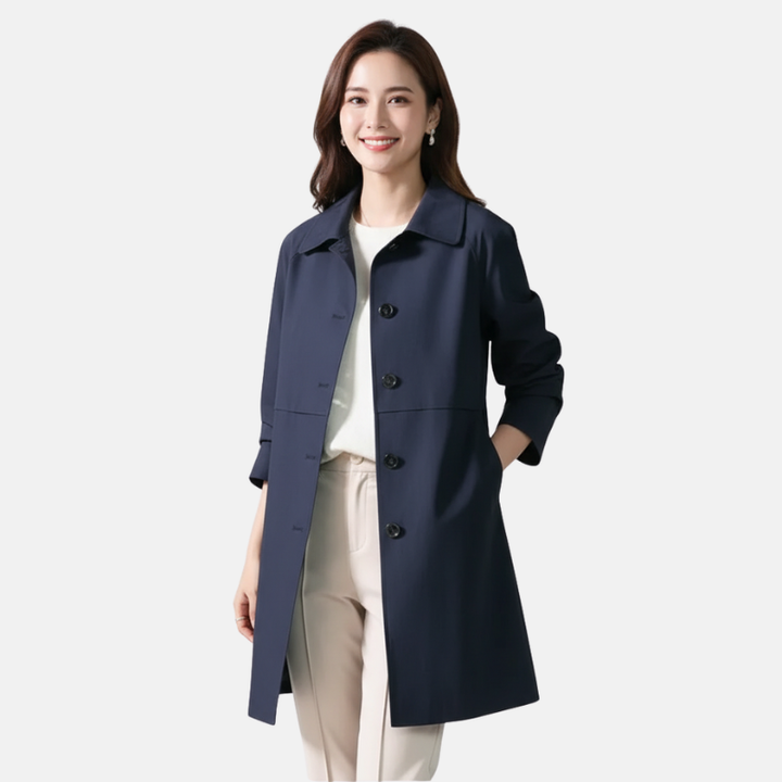 Eline | Dames Jas | Stijlvolle Trenchcoat