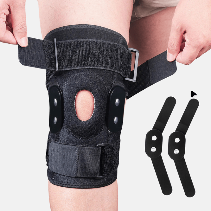 PowerKnee | Kniebrace | Verstelbaar en Scharnierend | Optimale Ondersteuning & Comfort