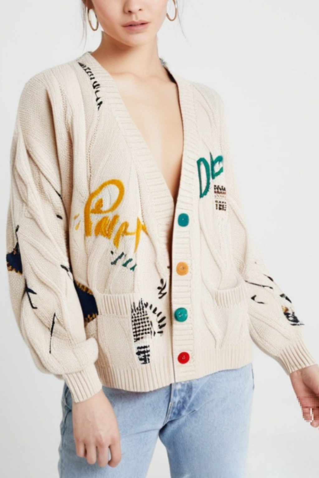 Amélie | Gebreide Vest Dames | Vintage Kledingstijl