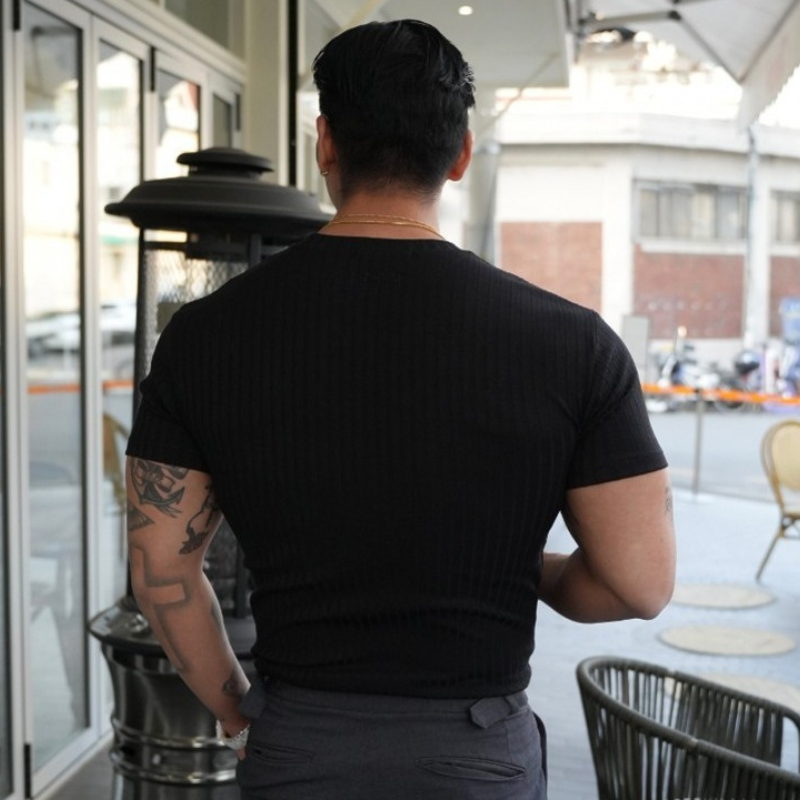 Renzo - T-shirt Heren - Flex Fit Katoen T-Shirt - Voor Casual Outfits & Sportief