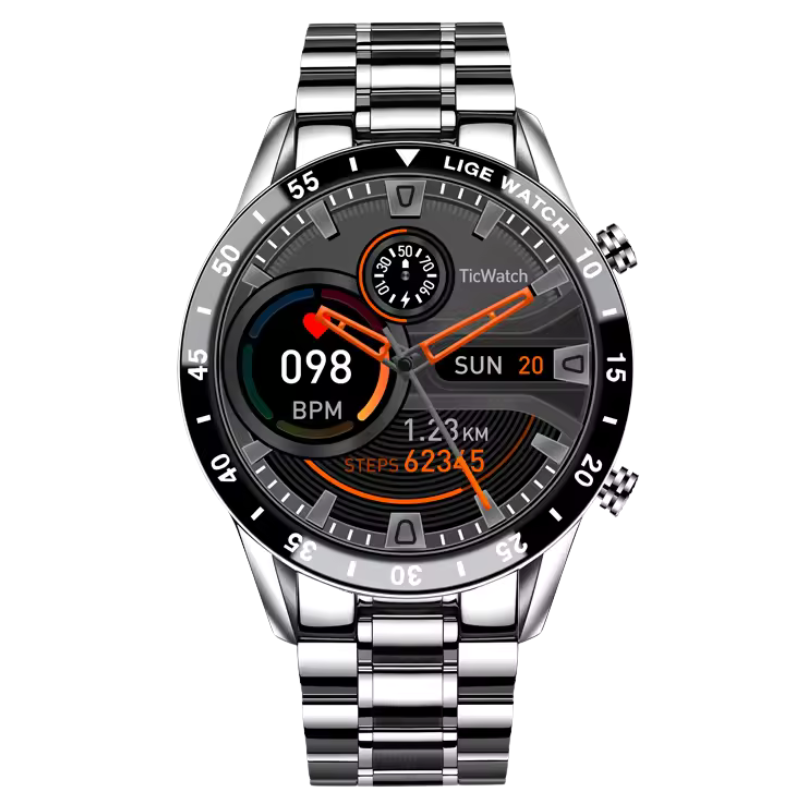 Zulius | Heren Luxe Smartwatch Horloge | Stijlvol, Slim & Veelzijdig voor Mannen