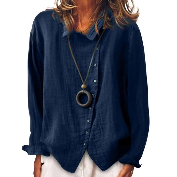 Silva | Casual Longsleeve Dames Top | Comfortabele Pasvorm