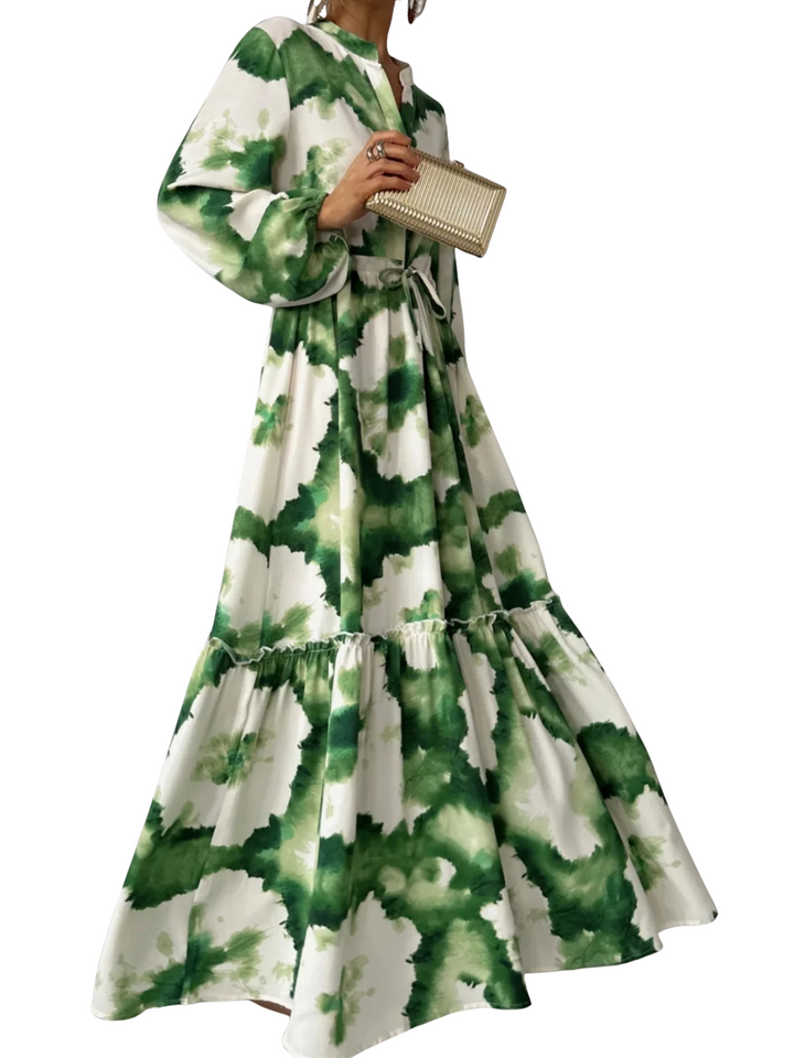 Selma | Elegante Dames Maxi Jurk | V-Neck