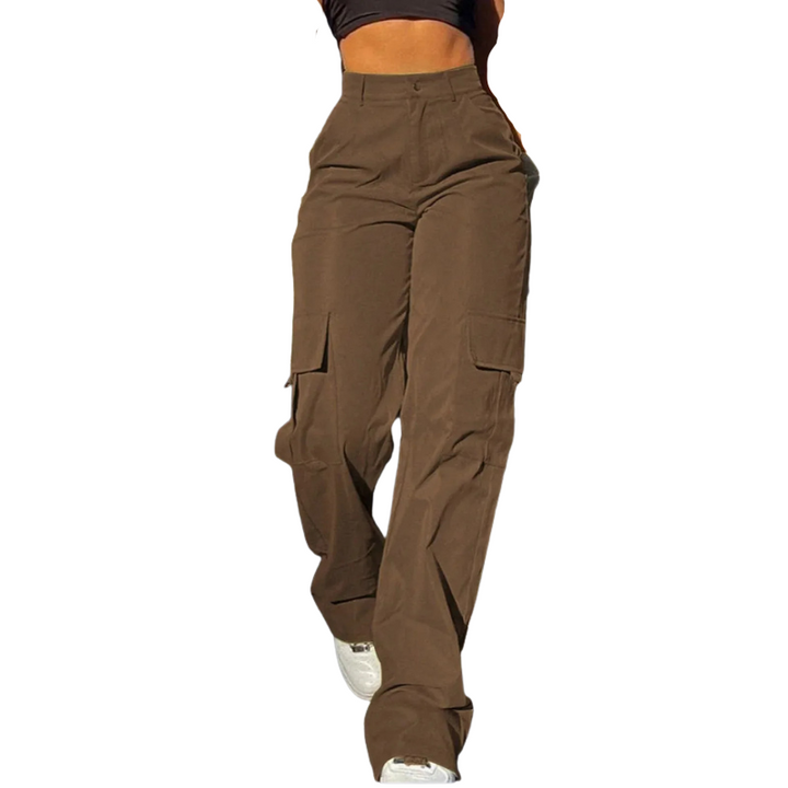 Pamela | High-Waist Cargo Broek Voor Dames