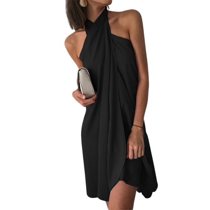 Sophie | Klassieke Halter Mini Jurk