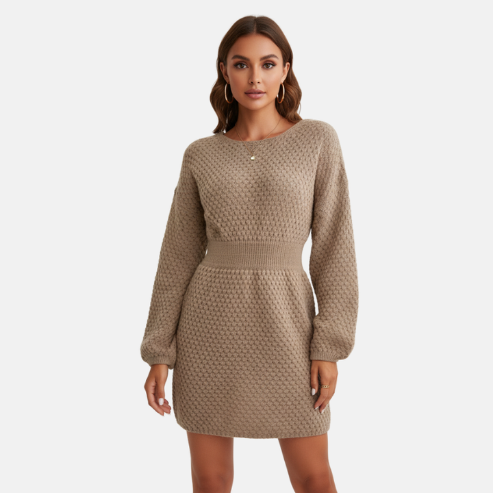 Bente | Comfortabel Gebreide Dames Jurk | Sweaterjurk