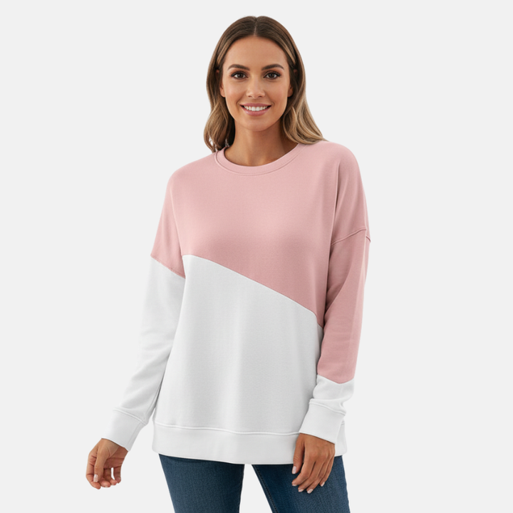 Helen - Sweater Dames - O-Hals Sweatshirt - Comfortabel & Veelzijdig