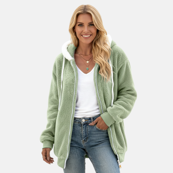 Savannah - Vest Dames - Dames Fleecejack - Warm & Casual - Voor Winter en Herfst