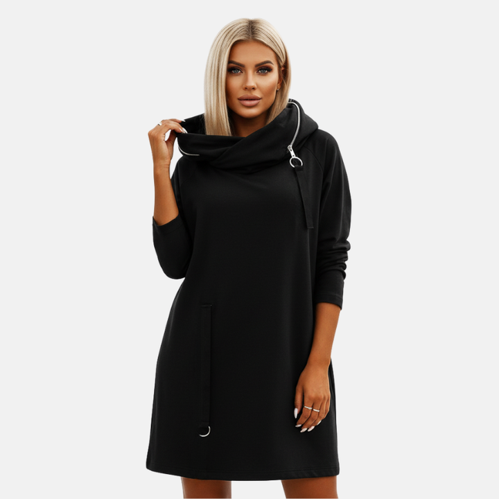 Candice - Sweater Dames - Oversized Sweatshirt Jurk - Trendy en Comfortabel Design