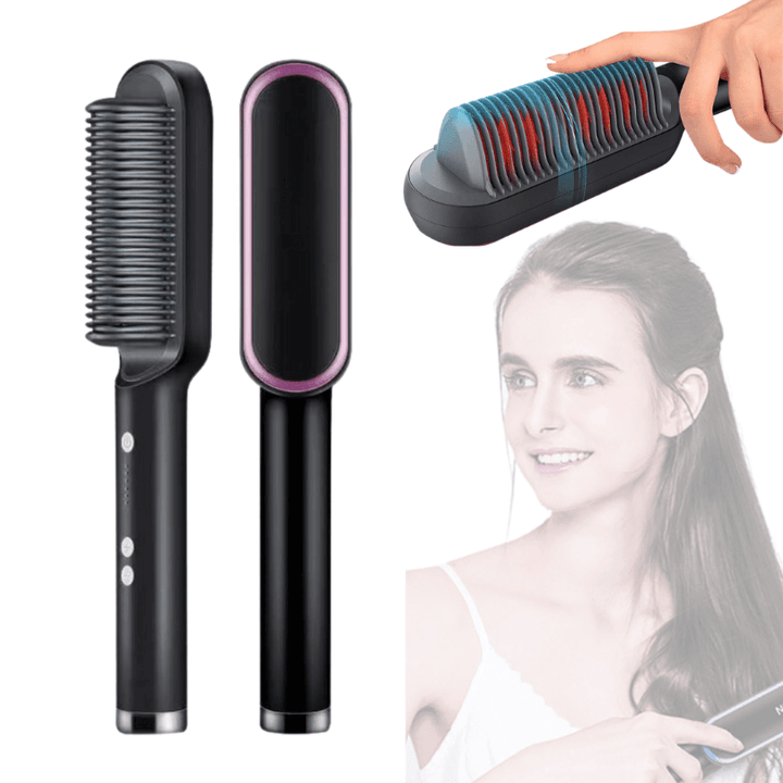Adriana Pro | Negatieve Lonen Haarstijl Straightener Styling Kam | Makkelijk te Gebruiken - Sorata