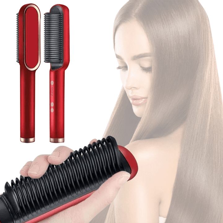 Adriana Pro | Negatieve Lonen Haarstijl Straightener Styling Kam | Makkelijk te Gebruiken - Sorata