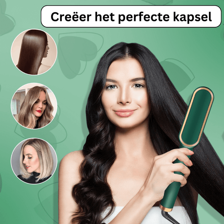 Adriana Pro | Negatieve Lonen Haarstijl Straightener Styling Kam | Makkelijk te Gebruiken - Sorata