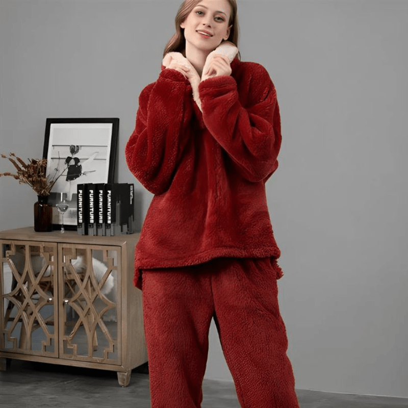 Amara | Comfortabele Fluffy Pyjamaset Voor Dames | Voor Dagelijks Comfort - Sorata
