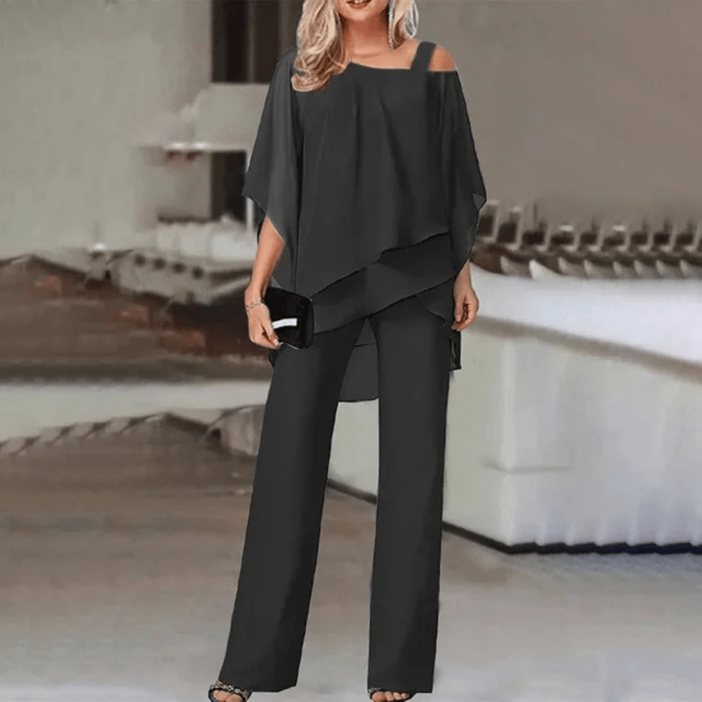 Angela | Tweedelige Dames Kleding Set | Trendy Damesset | Ademende Materiaal - Sorata