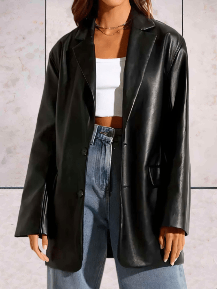 Aria | Leren Dames Jas | Waterafstotend | Trendy & Stijlvol - Sorata