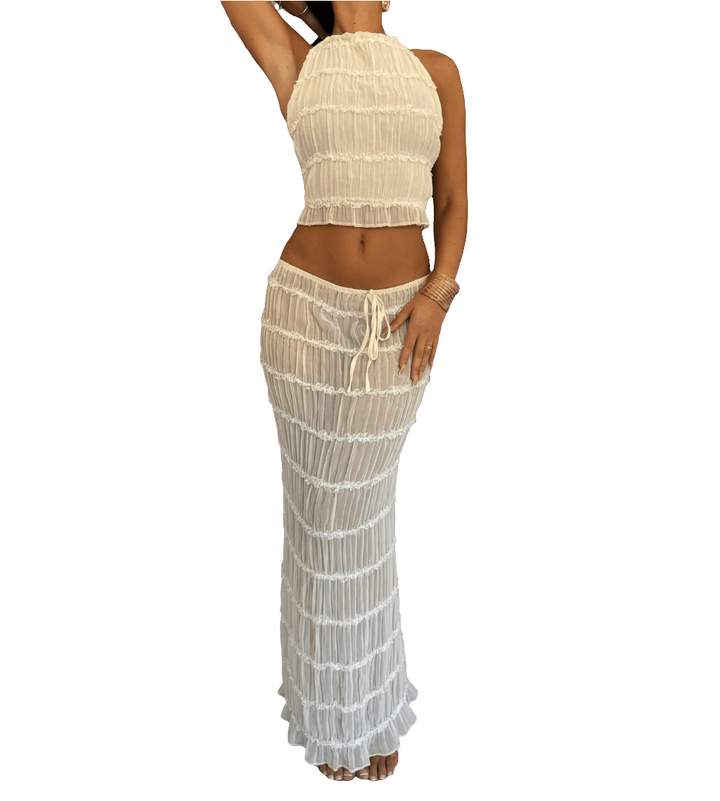 Natasja | Chic Zomerset | Tweedelige Dames Set | Lange Rok
