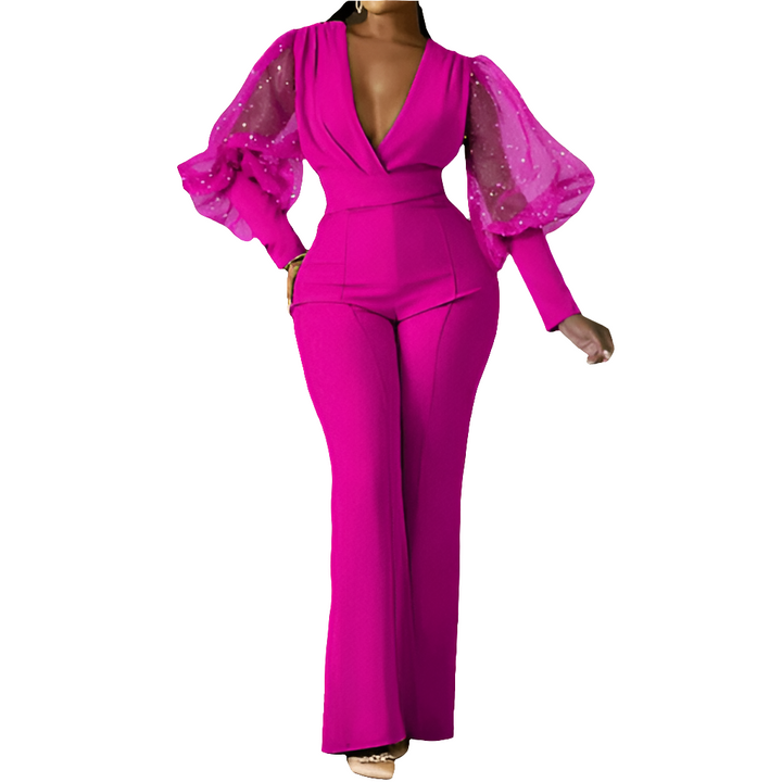 Eilish - Dames Jumpsuits - Comfortabel - Jumpsuit met Glinsters - Casual Outfit