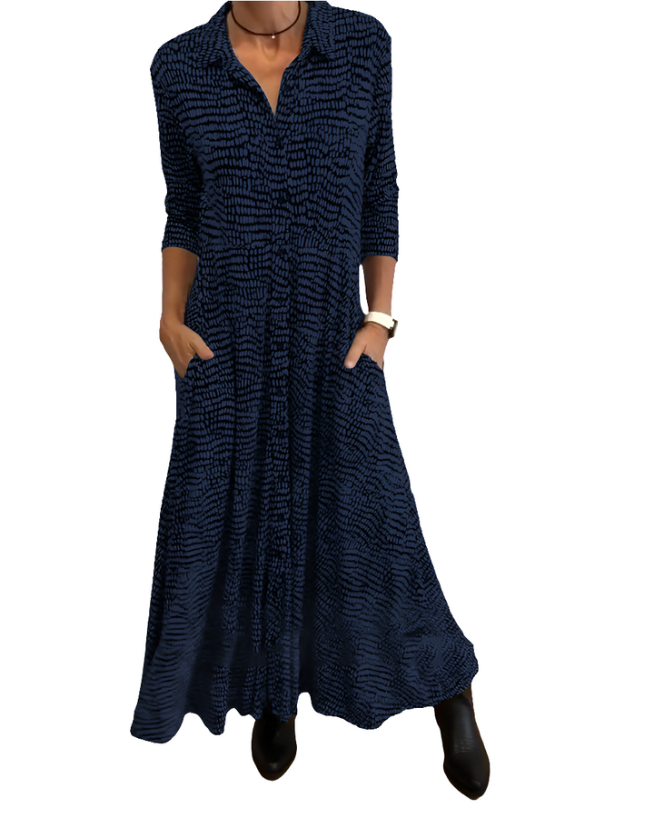 Hilde | Dames Lange Jurk | Comfortabel & Elegant voor Vrouwen