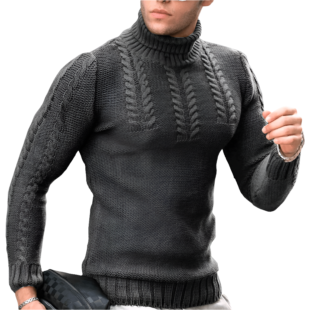Benny | Warme Heren Trui met Col| Stijlvolle Sweater | Casual Coltrui