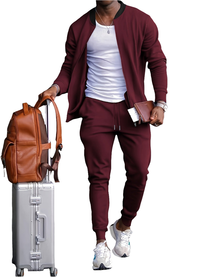 Donny | Heren Casual Tweedelige Reizen Set voor Mannen | Comfortabel