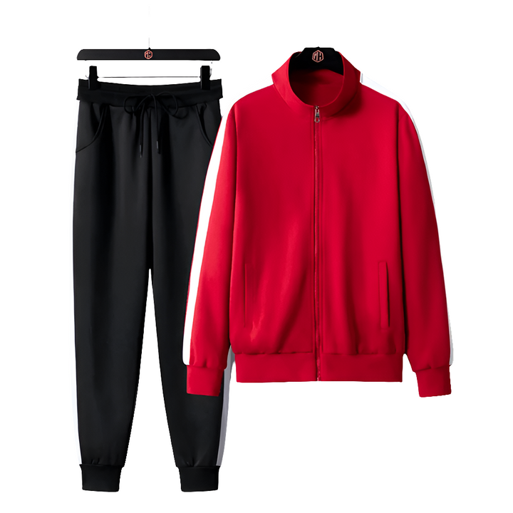 Mike - Trainingspak Heren - Slim Fit Trainingspak - Stretchstof - Comfortabel & Trendy