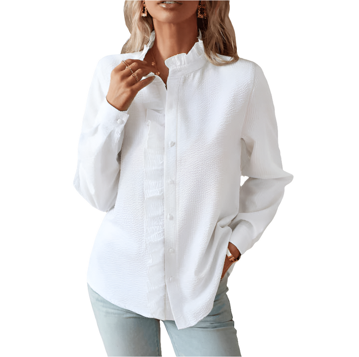 Eliana - Blouse Dames - Chic & Elegant - Moderne Details - Polyester