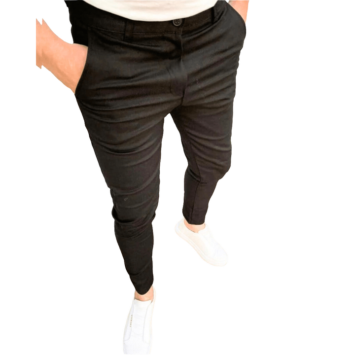 Leon - Heren Broek | Klassieke Stretch Casual Chino | Comfortabel & Flexibel
