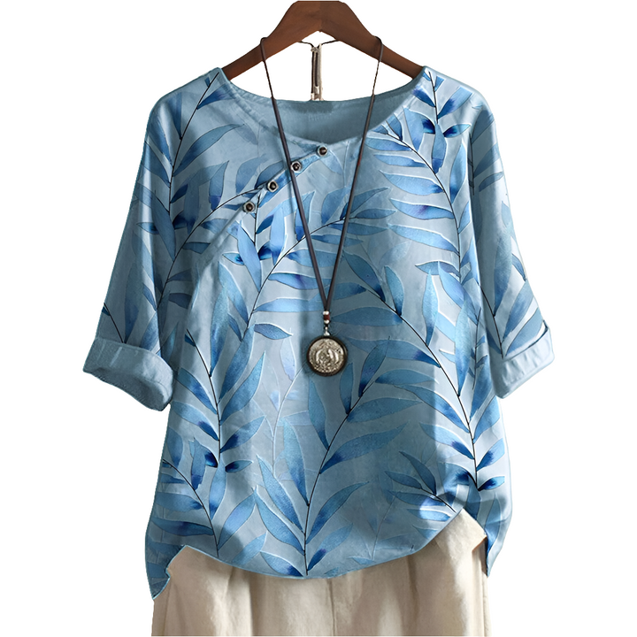 Sammy | Dames Elegante Overhemd Shirt Blouse met Bloemenprint voor Vrouwen