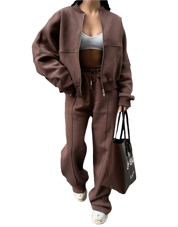 Nore | Comfy Tracksuit | Dames Sportpak | Comfortabele Tweedelige Kleding Set