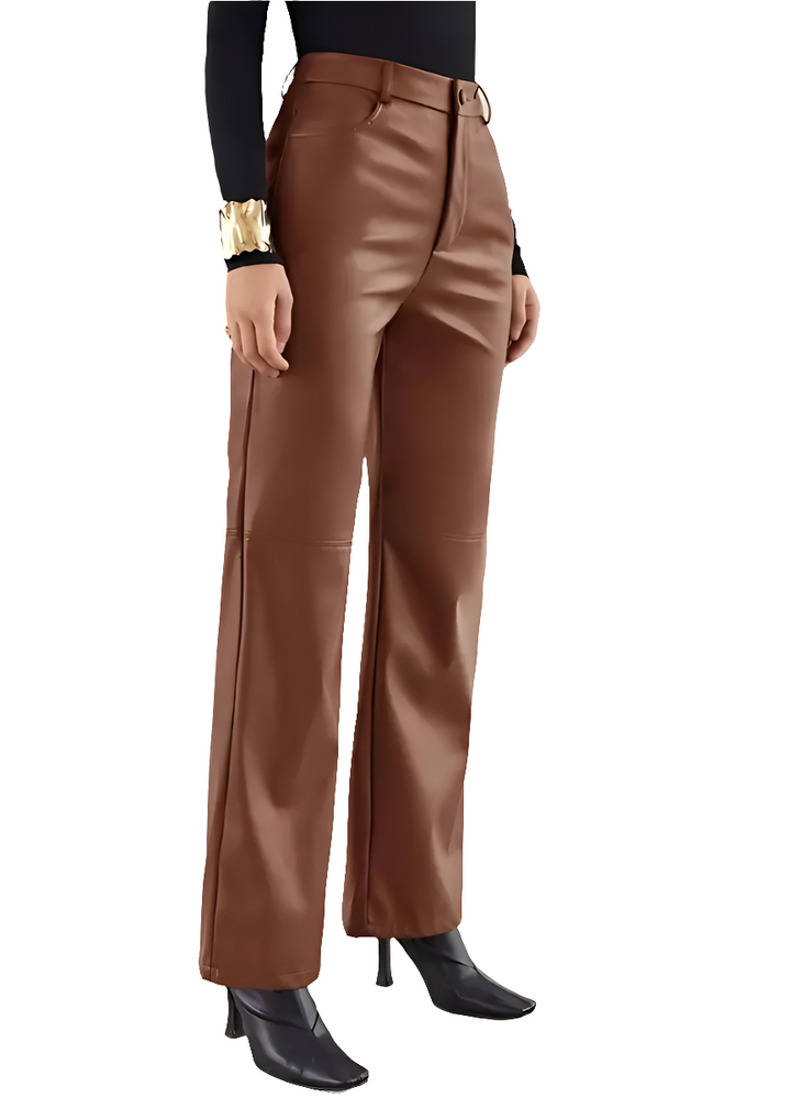 Timma | Leren Broek Voor Dames | Slanke Silhouet