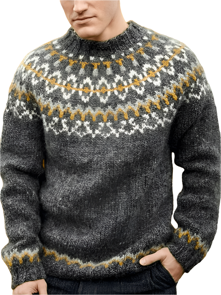 Tom | Warme Gebreide Trui | Heren Sweater | Jumper Vest