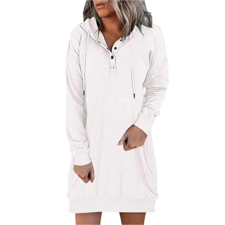 Emily - Dames Kleding - Dames Hoodie - Jurk Dames - Trendy Look - Casual & Stijlvol