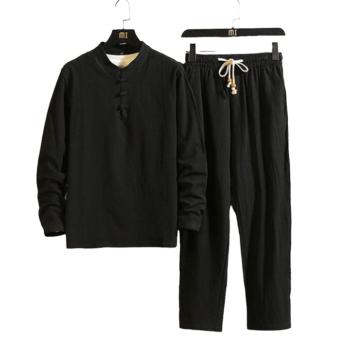 Salih | Stijlvolle en Comfortabele Heren Set | Elastische Tailleband | Casual Voor De Lente/Zomer