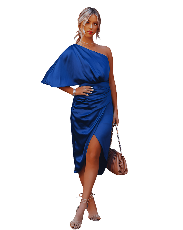 Monique | Zijden Chique Jurk Dames | Elegante Avondkleding