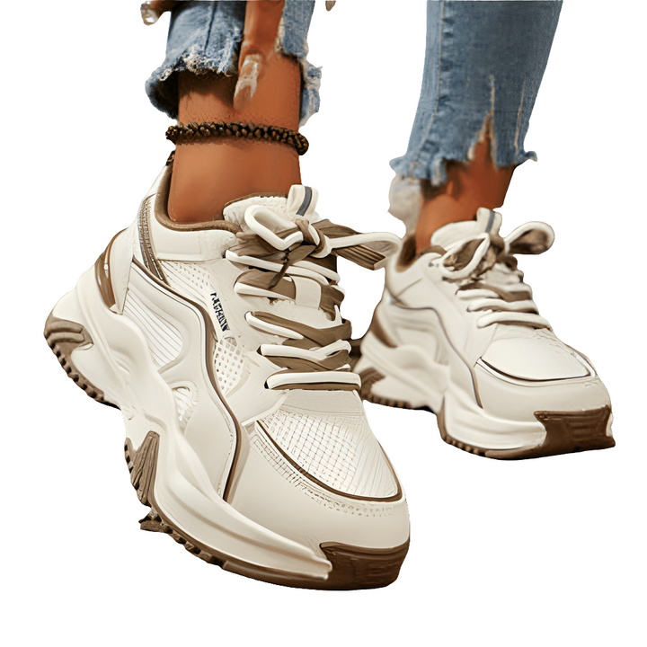 Mieke | Trendy Dames Sneakers Met Hoge Zool | Comfortabel & Stijlvol