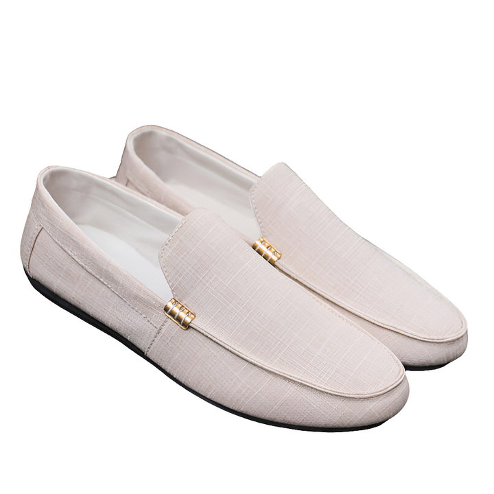 Marco -  Instappers Heren - Klassieke Loafers Heren - Luxe Afwerking - Canvas Casual