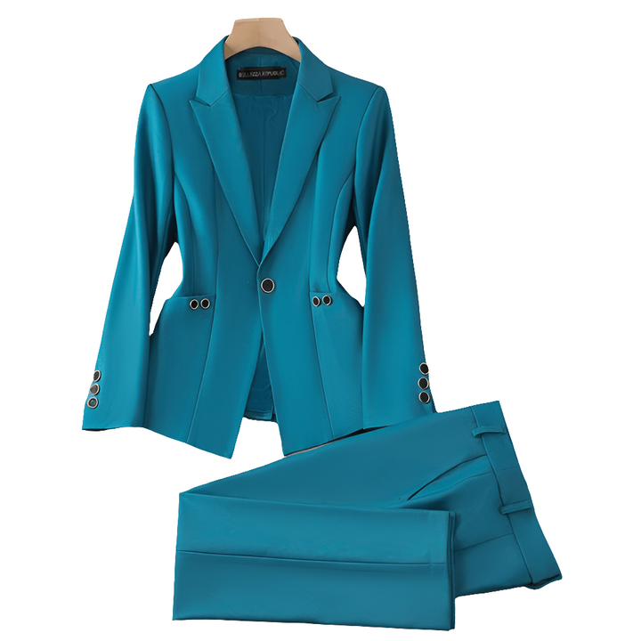 Fanny | Elegante Dames Blazer en Broek Set | Casual & Comfortabel Ontwerp