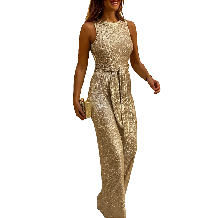Tess | Dames Jumpsuit | Vrouwen Elegante Jumpsuit met Pailletten en Glitters