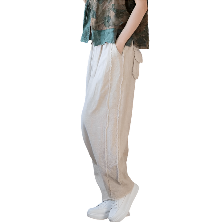 Brckz - Linnen Broek Dames - Comfortabel & Lichtgewicht - Zomerstijl