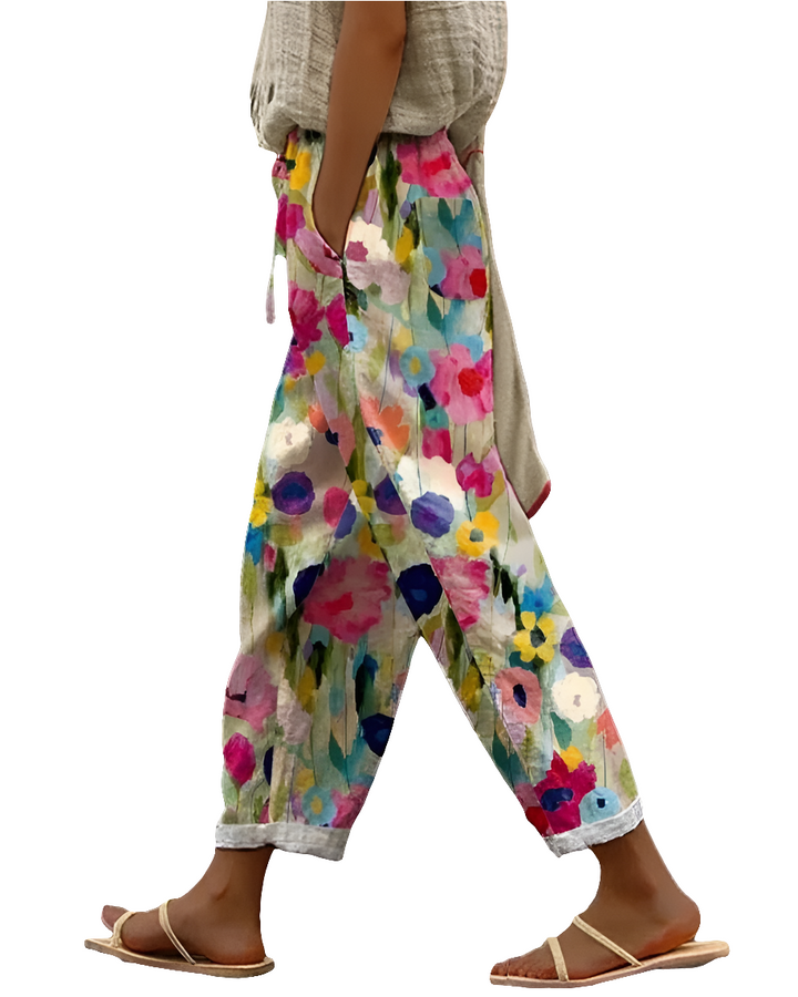 Tashmin | Trendy Dames Broek | Gekleurde Joggingbroek | Voor De Lente/Zomer