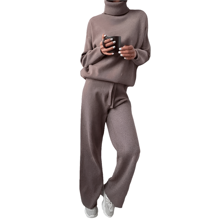 Louisa | Dames Trui | Elegante & Warme Coltrui met Broek | Comfortabele Loungewear Set