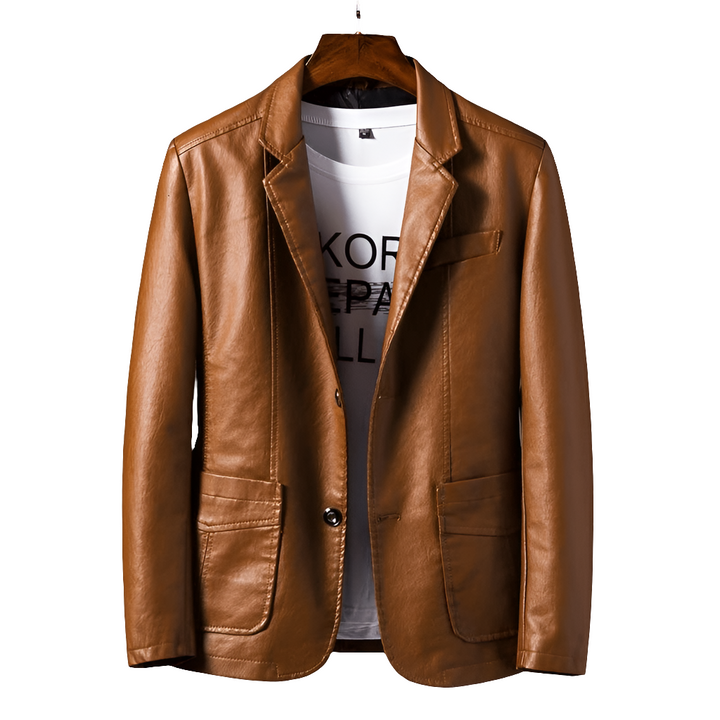 Selman | Leren Blazer | Heren Jas