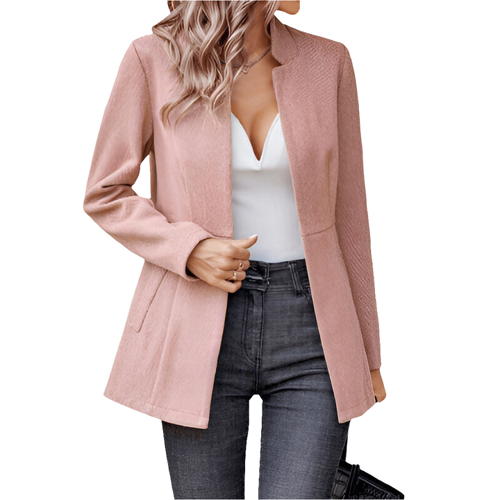 Eleanor - Blazer Dames - Roze Blazer - Trendy Dames Jasje - Elegant & Klassiek
