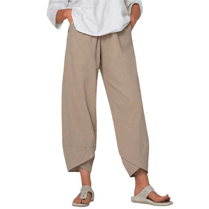 Esaya | Elegante Dames Broek | Luchtige Lichtgewicht Broek | Voor De Lente/Zomer
