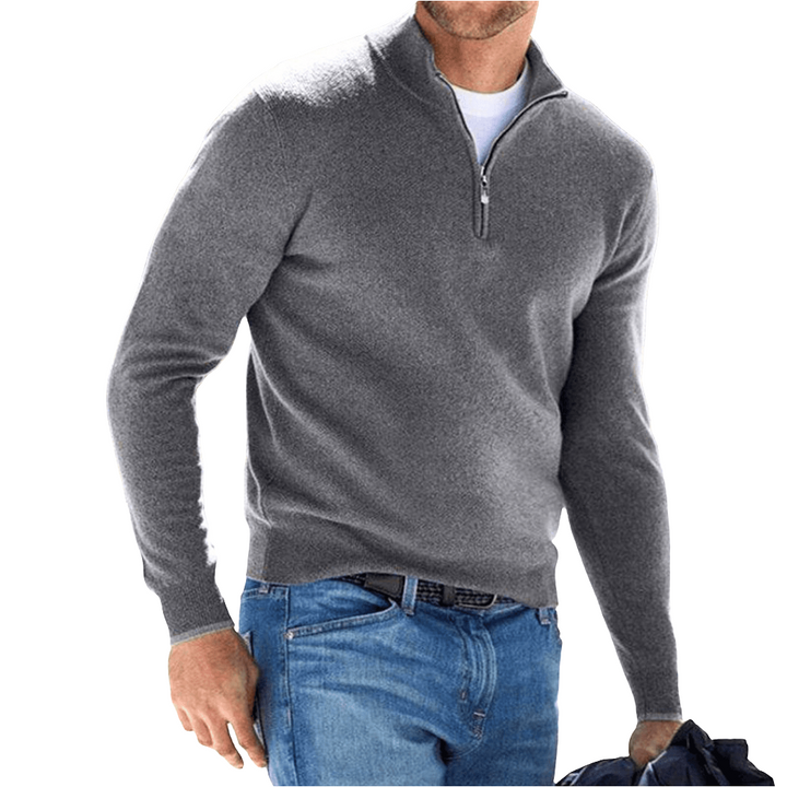 Acoire - Heren Trui - Trui met Rits - Trendy & Comfortabel - Casual Outfit