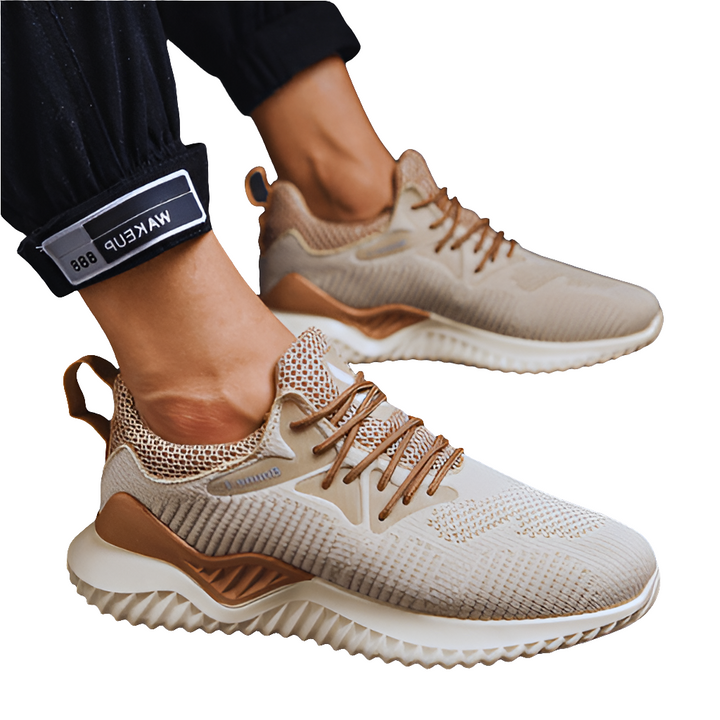 Donny - Heren Sneakers - Geweven Mash Sneakers - Casual & Comfortabel
