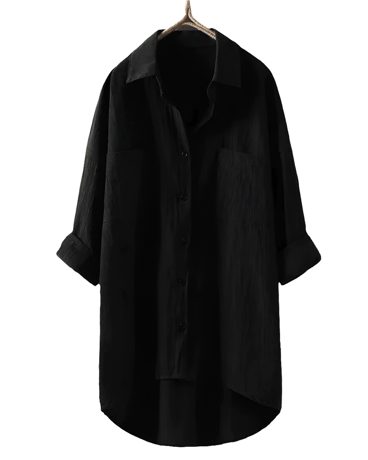 Oliva | Linnen Blouse | Dames Overhemd Top