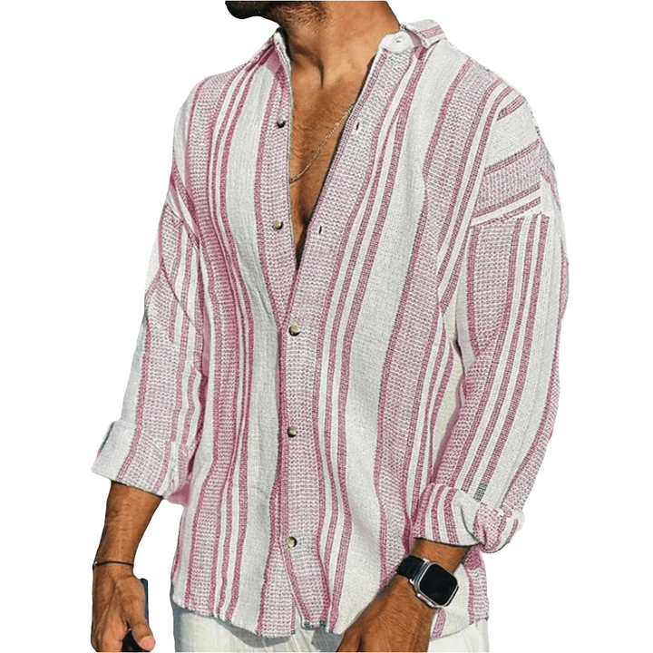 Adem | Heren Kustbries Overhemd | Casual Zomer/Lente Blouse