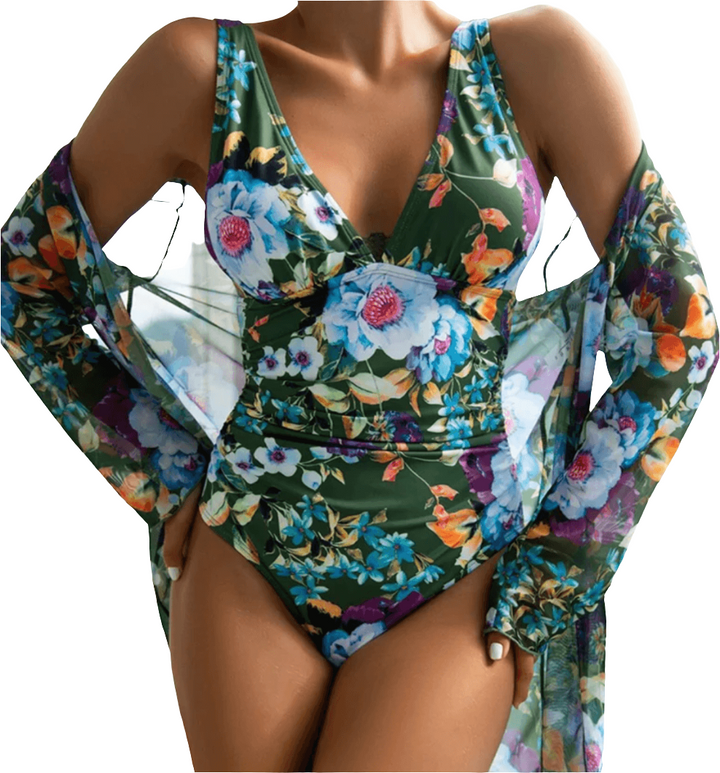 Flora | Dames Badpak Set | Vrouwen Zomer Zwemkleding