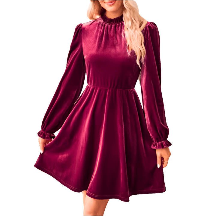 Flora - Luxe Velvet Jurk Dames - Fluwelen Avondjurk Dames - Elegant & Chic